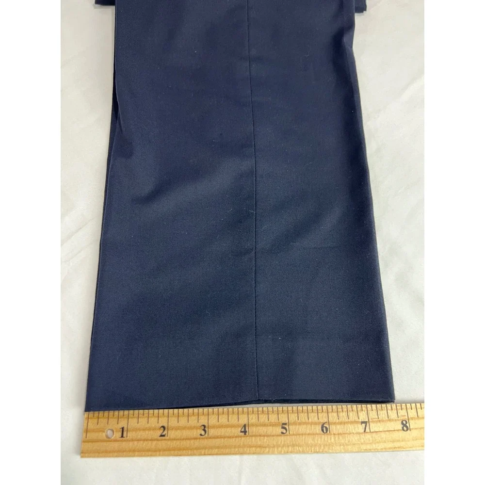 Lauren Ralph Lauren Dress Pants Men 34W x‎ 32L Navy Total Comfort Flat Front A45